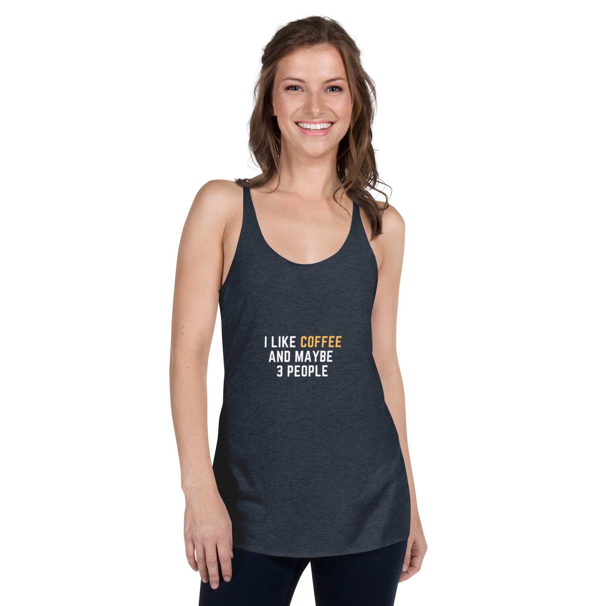 I Like Coffee Racerback Tank | Available in 2 colors